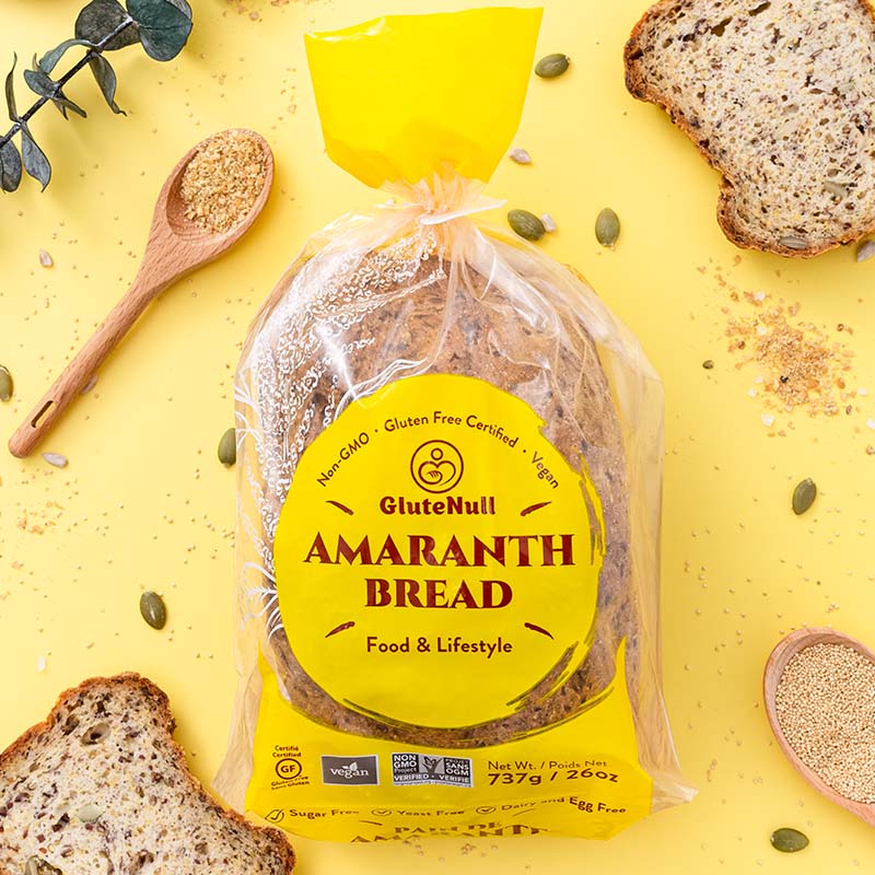 Amaranth Bread Gluten Free Vegan