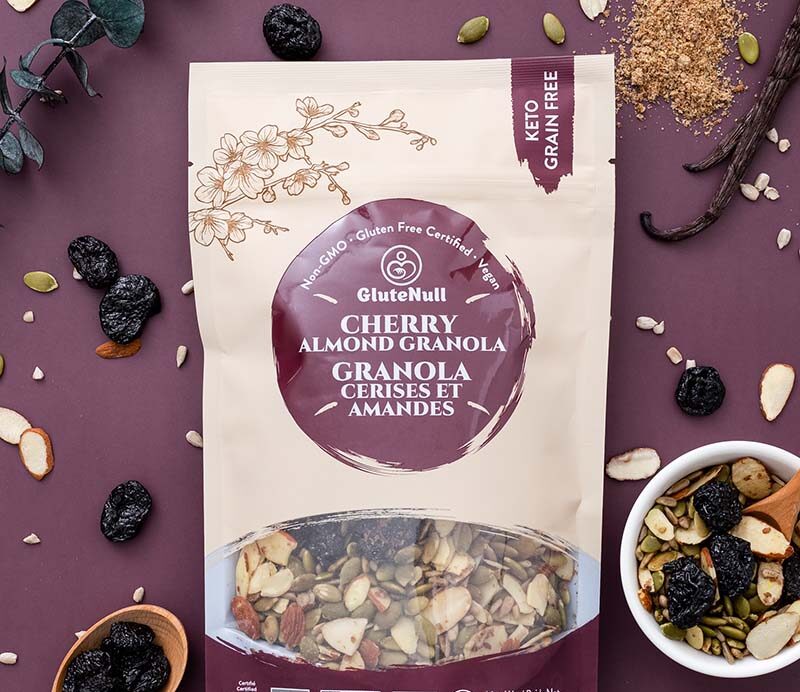 Cherry Almond Granola Grain Free Glutenull Mae (1) RESIZED
