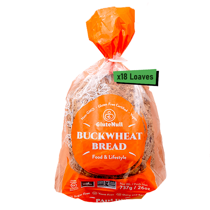 Buckwheat Bread Gluten Free Full Case