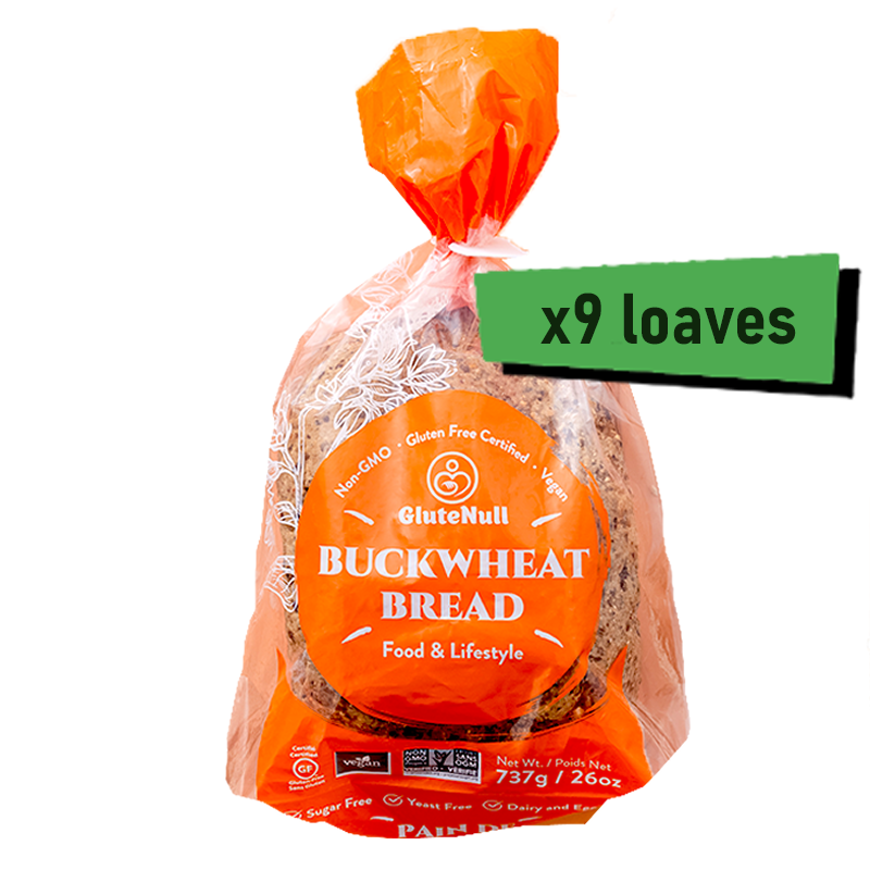 Buckwheat Bread Gluten Free Half Case