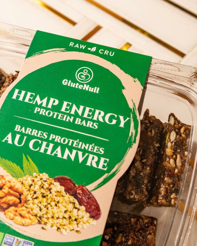 Fuel your body with our Hemp Energy Bars! 🌿💪 Made with hemp hearts, these bars are packed with plant-based protein and heart-healthy GOOD fats. 💚 Hemp Hearts/Seeds, contain all nine essential amino acids, providing a fantastic source of vegan protein that is easily absorbed by our bodies. 🌱 Not only that, but they're loaded with essential fatty acids like omega-6 and omega-3, found to promote reduced cholesterol and lower blood pressure. 📉🩺 We've sweetened our bars with natural dried fruits like dates, prunes, and raisins, and enriched them with walnuts and seeds. These Hemp Energy bars are a gourmet nutrition delight that can be enjoyed as a pre or post-workout snack, or even as a guilt-free dessert! 😋 Available @wholefoods @wholefoodscanada in Canada and Parts of the US, @pccmarkets @marketofchoice and @amazon @amazonca 🛒 and many more stores and natural food markets 🍎
•
•
•
#glutenfreevegan #plantbasedprotein #hempprotein #plantprotein #plantpowered #hempseeds #goodfats #healthyeating #vegans #veganeats #veganfood #veganprotein #vegansnacks #wholefoodsplantbased #plantbased #plantbaseddiet #rawvegan #glutenfreefood #celiacsafe