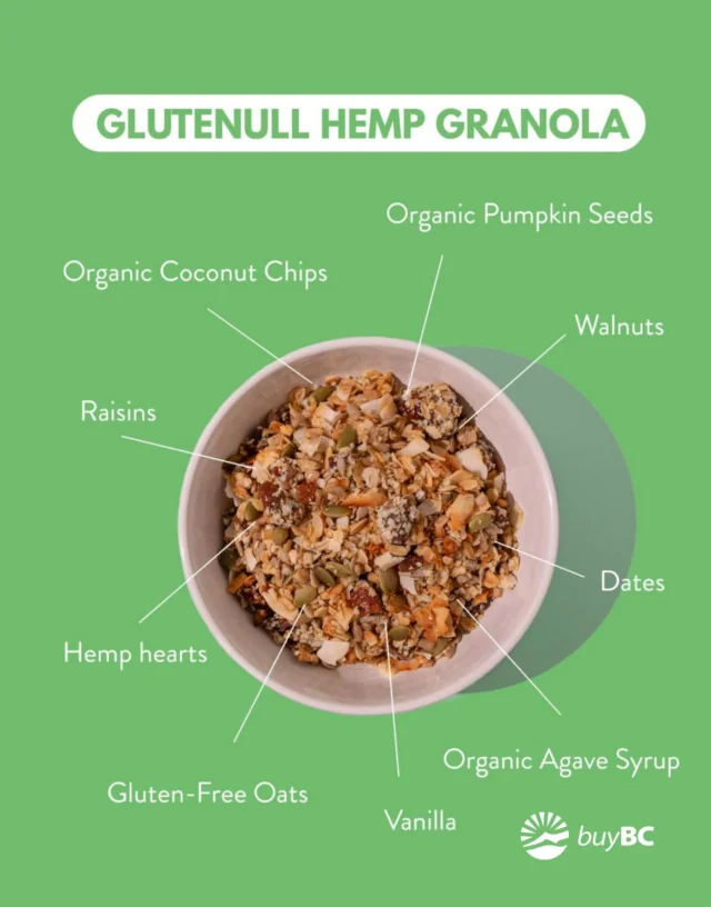 Our Hemp Granola is crafted with protein rich hemp hearts, organic coconut chips, walnuts, seeds, dried fruits and gluten free oats 🌱

Find us at @wholefoods markets in NY, NJ and CT 💚

✔️ No refined sugar / 3-4 lower in sugar than other granolas
✔️ 4g protein per serving (28g) in granolas
✔️ Perfect for hikes & healthy snacks on the go
✔️ Grain-free & certified gluten-free
✔️ Non-GMO
✔️ High in fibre & healthy fats
✔️ 100% plant-based

Great as your favourite yogurt bowl, topping or to eat straight from the bag 💚
•
•
•
#grainfrewgranola #glutenfree #plantpowered #hempgranola