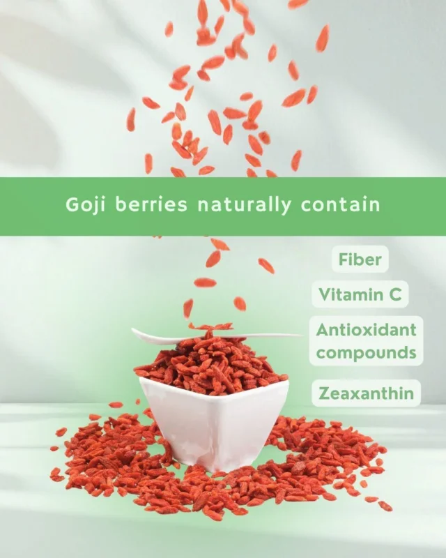 Goji berries have been around for 2,000 years… and somehow still aren’t a trend.

That’s exactly why we’re baking with them not just for the taste, but for the wonderful health benefits.

It’s time they got the hype they deserve.

Find them in our:

🍫 Goji Berry & Dark Chocolate Cookies
🍓 Chia & Goji Berry Bars

Visit us in-store, order online, or pick up at a retailer near you.