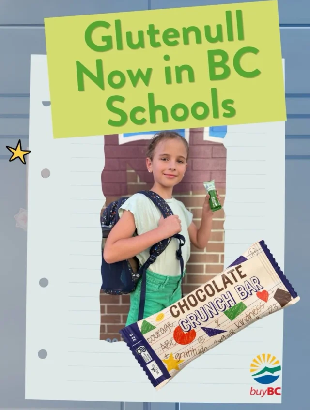 GluteNull’s Buckwheat Chocolate Crunch Bars are now available as a school snack option for kids in BC school districts like Richmond, Maple Ridge and Sunshine Coast! 📚💚 We couldn’t be prouder! 🤗

BACK TO SCHOOL SALE 📣 You can now save 20% on all nut-free products until August 31 using code SCHOOL20 

Sign up to our newsletter (link in bio) and don’t miss any promos or sales 🗞️💚 
@eatdrinkbuybc #buybc
•
•
•
#glutenfree #healthysnacks #wholesomefood #madeincanada
