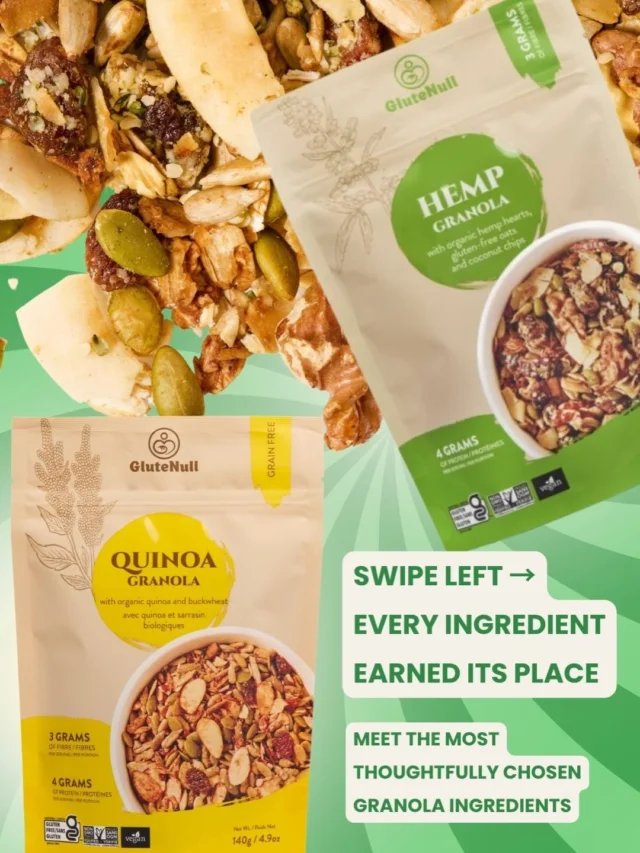 We use nutrient dense ingredients for more than just volume. Every ingredient has a purpose. 💚

We’ve looked closely at what’s out there and we’re proud to say our granola stands apart. 

👈 Slide to read full ingredient lists and benefits left. 

📍Find us at @wholefoods NY, CT and NJ.
🇨🇦Across Canada.
🚚 Or order online directly to your door. Retail locator and shop link below.

Thoughtfully made granola with serious nutrition and great taste 🌱

Photo: @aroshaliny 📸
•
•
•
#glutenfree #mindfuleating #superfood #breakfastofchampions #plantbased